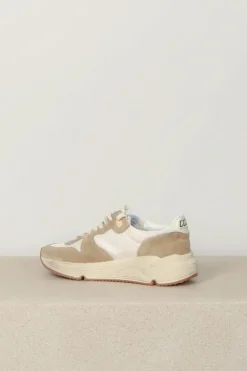 Golden Goose Sneakers - Running Sole - Beige Gold