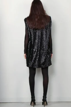 Golden Goose Jurk - Sleeveless Tee Dress - Black
