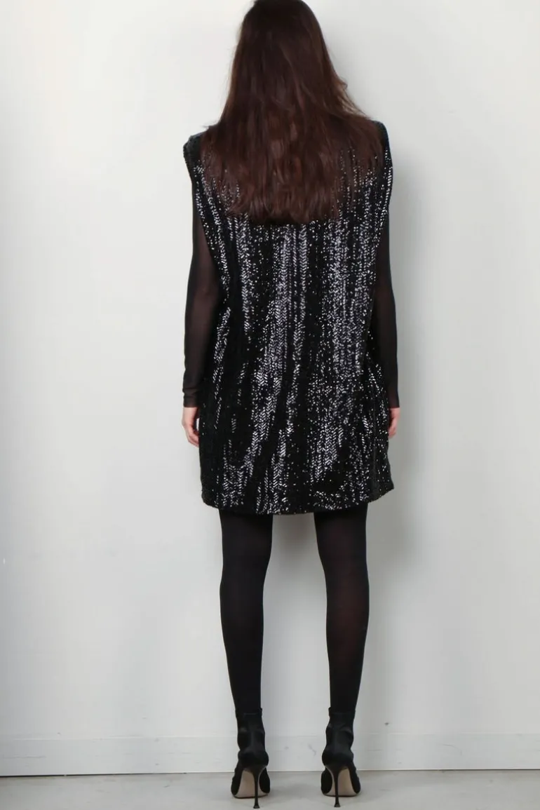 Golden Goose Jurk - Sleeveless Tee Dress - Black
