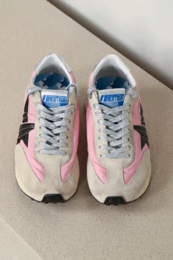 Golden Goose Sneakers - Marathon - Pink Gold Silver