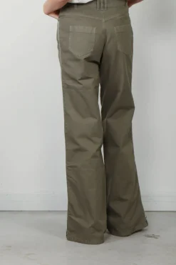 Halfboy Broek - Zipped Wide Pants - Tea Leaf