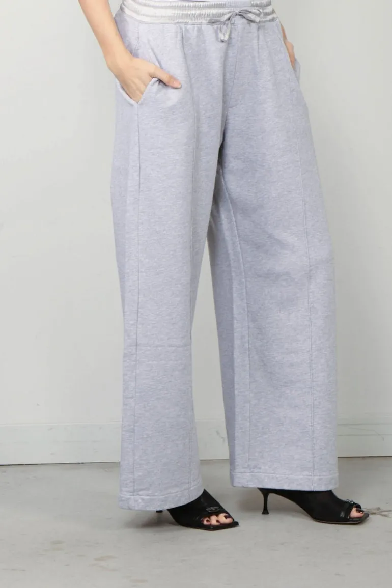 Halfboy Broek - Jogger Pants - Light Grey Melange
