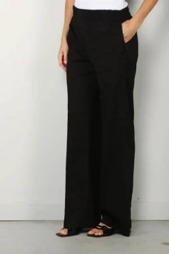 Halfboy Broek - Sporty tailored pants - Black