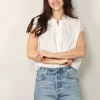 Indress Blouse - Rose - Ecru