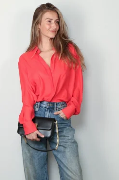 Indress Blouse - Lavande Shirt - Poppy Red