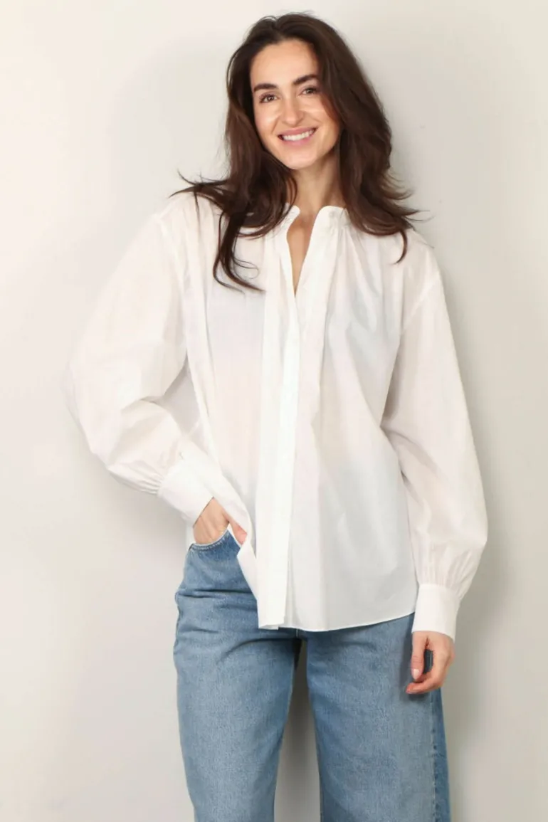 Indress Blouse - Bleuet - Ecru