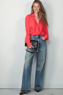 Indress Blouse - Lavande Shirt - Poppy Red