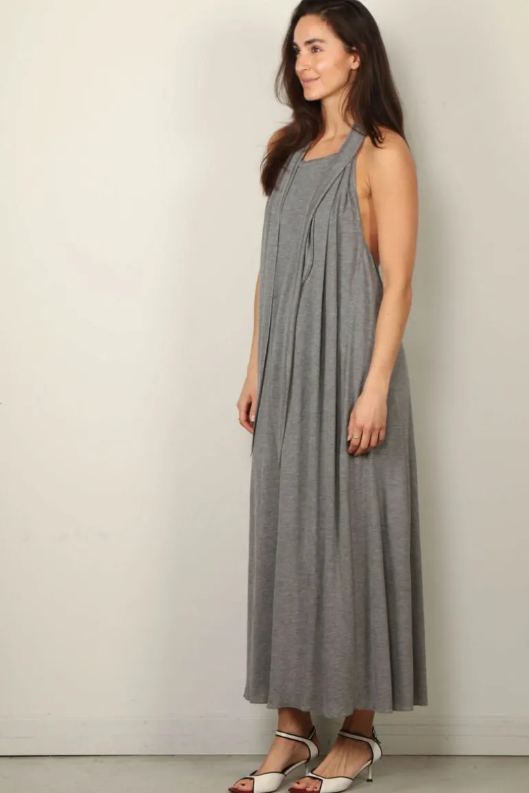 Indress Jurk - Hibiscus - Heather Grey