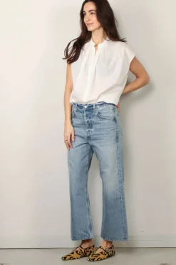 Indress Blouse - Rose - Ecru