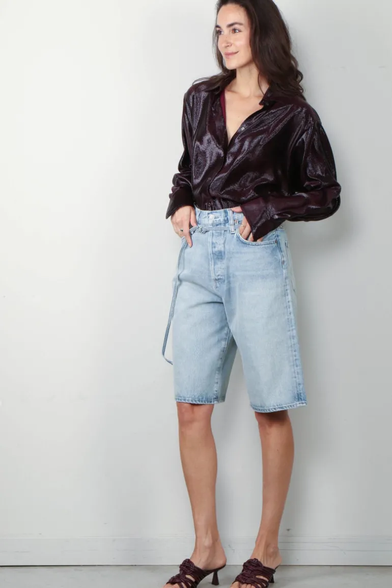 Indress Blouse - Jacinthe - Burgundy Black