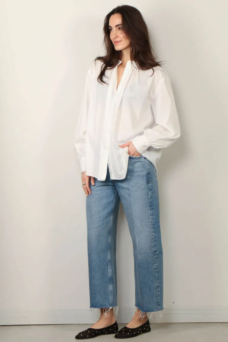 Indress Blouse - Bleuet - Ecru