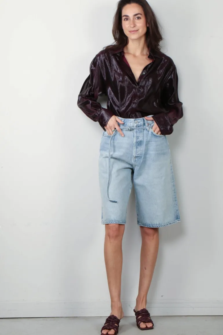 Indress Blouse - Jacinthe - Burgundy Black
