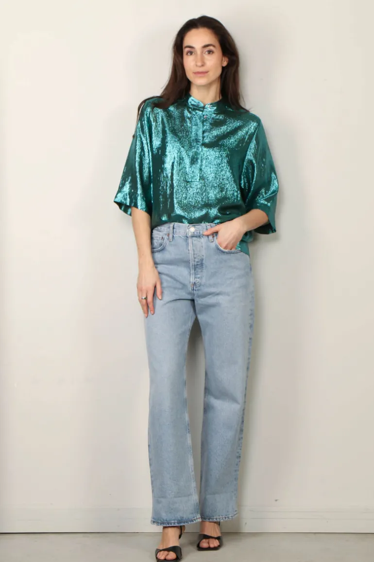 Indress Blouse - Camomille - Turquoise