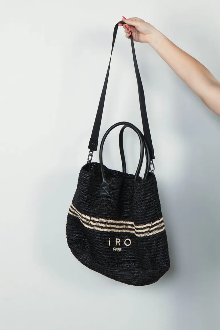 Iro Tas - Cabiro Raffia - Black Natural
