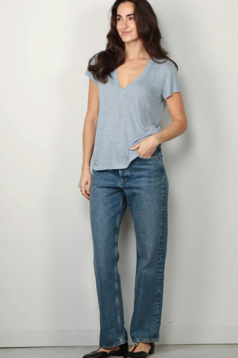 IRO T-shirt - Rodeo - Storm blue