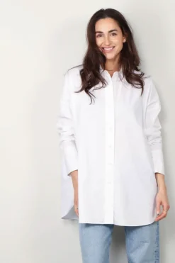 Joseph Blouse - Comete Blouse Poplin Gots - White