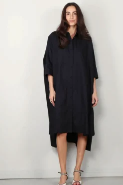 Joseph Jurk - Dania Dress Poplin Gots - Navy