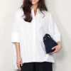 Joseph Blouse - Congo Blouse Poplin Gots - White