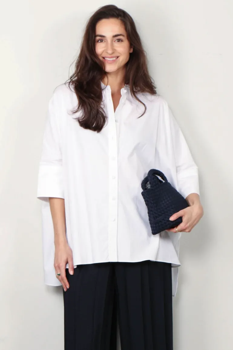 Joseph Blouse - Congo Blouse Poplin Gots - White