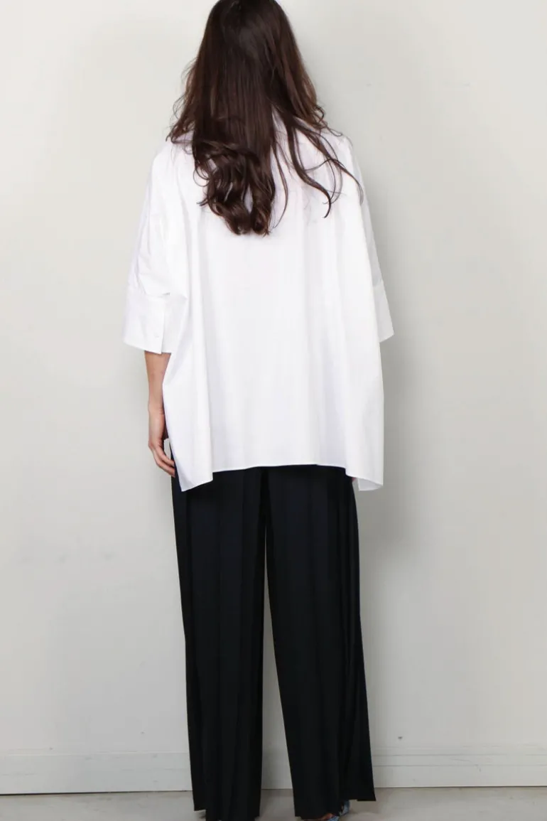Joseph Blouse - Congo Blouse Poplin Gots - White