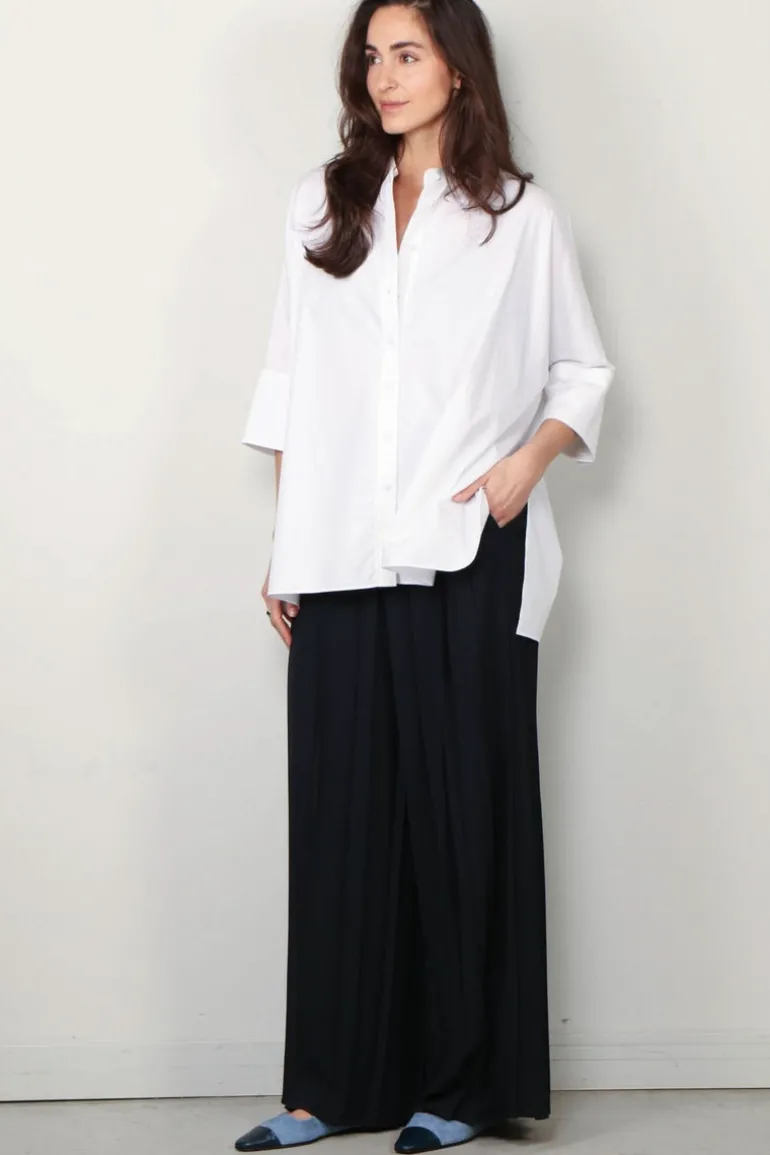 Joseph Blouse - Congo Blouse Poplin Gots - White