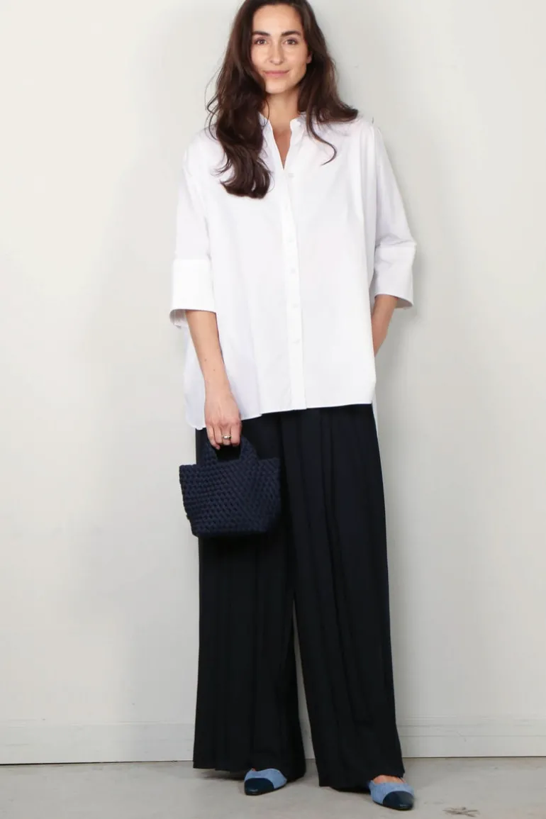 Joseph Broek - Tibre Pant Airy Plisse - Navy