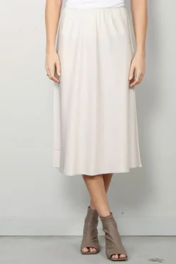 Lisa Yang Rok - Midi Skirt - Champagne