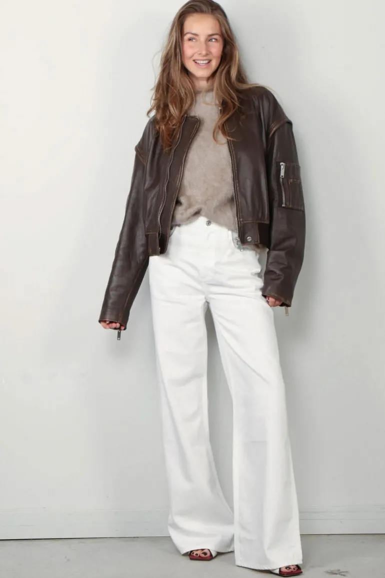 Lisa Yang T-shirt - Madelene - Mole Brushed