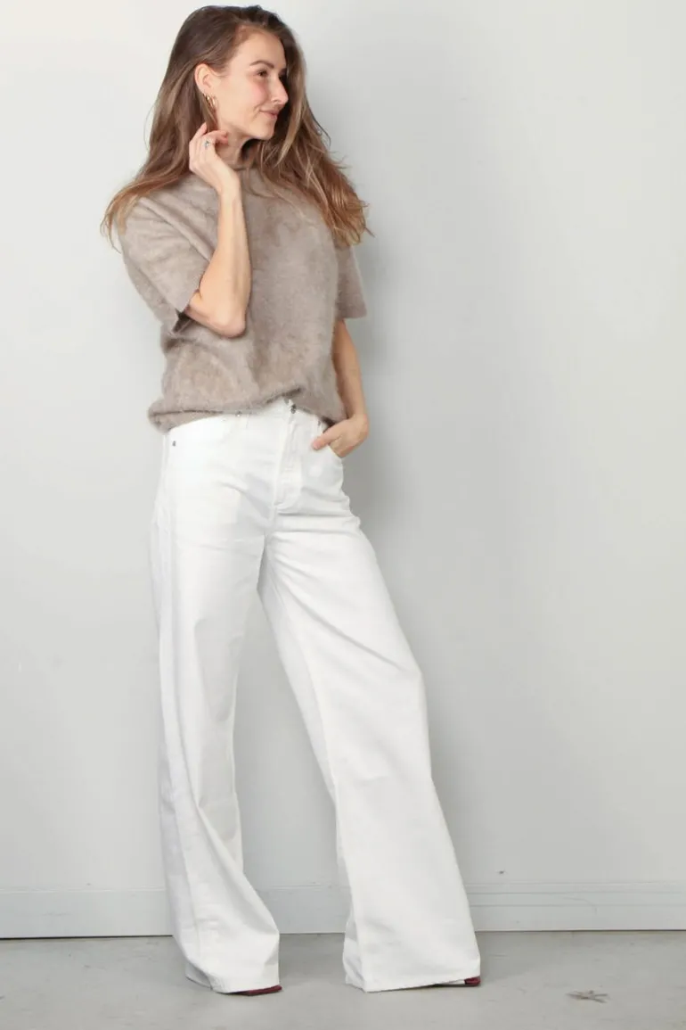 Lisa Yang T-shirt - Madelene - Mole Brushed