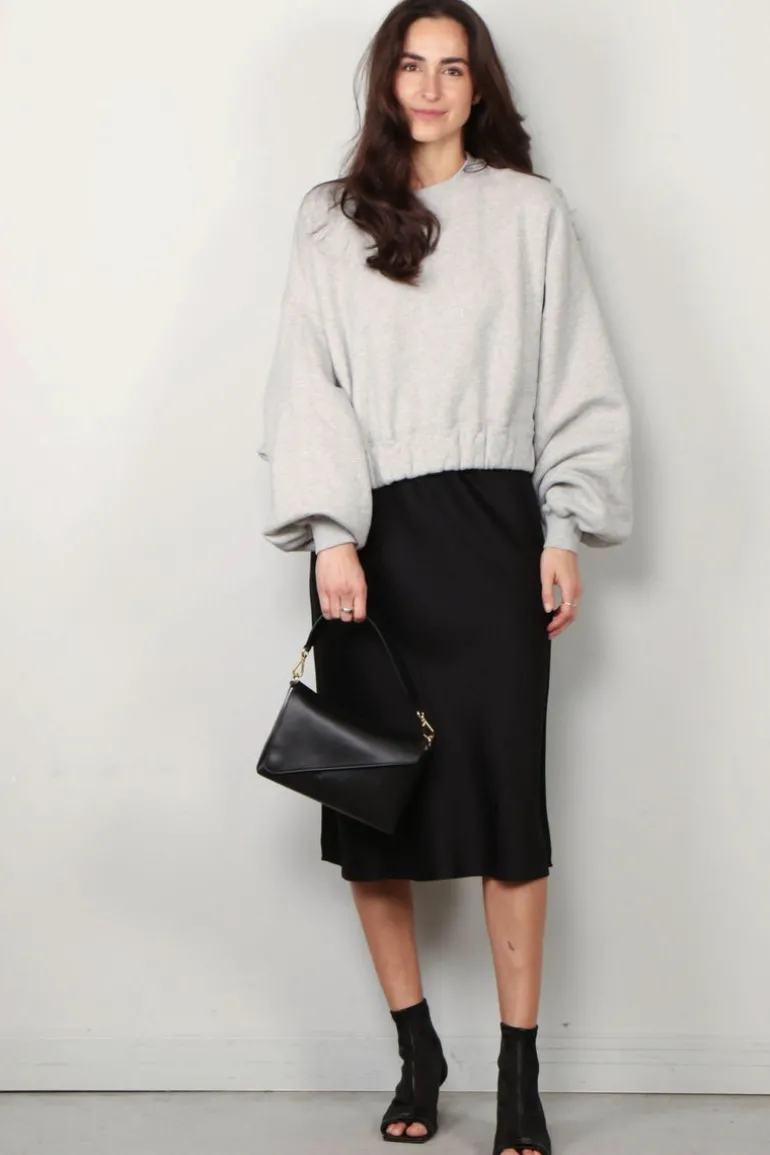 Lisa Yang Rok - Midi Skirt - Midnight