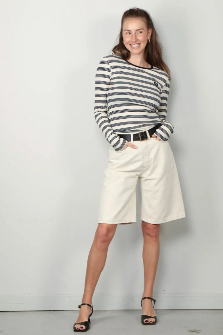 Lois Short - Ada Bermuda - Ecru Rinse