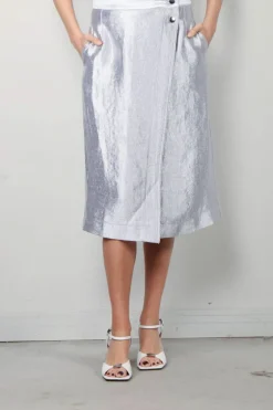 Maria McManus Skirt - Wrap - Silver