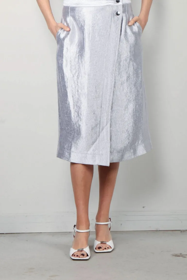 Maria McManus Skirt - Wrap - Silver