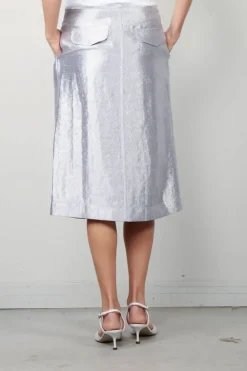Maria McManus Skirt - Wrap - Silver