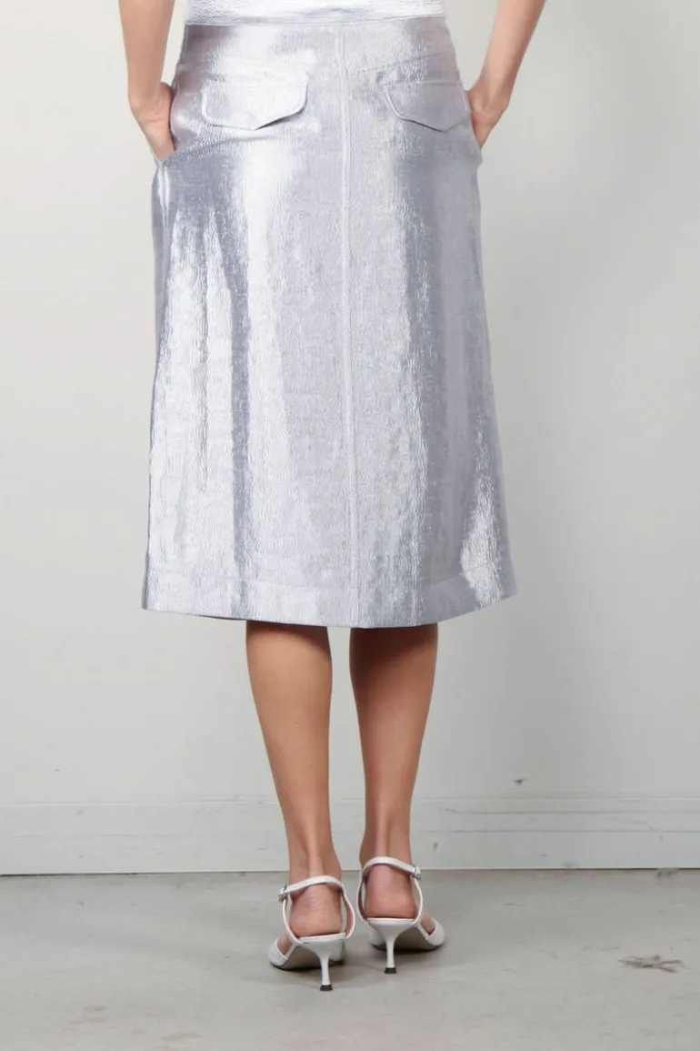 Maria McManus Skirt - Wrap - Silver