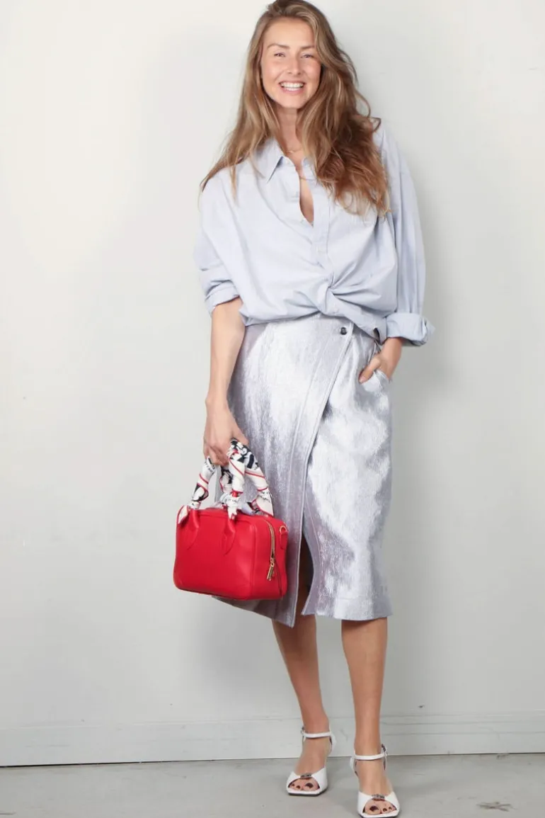 Maria McManus Skirt - Wrap - Silver