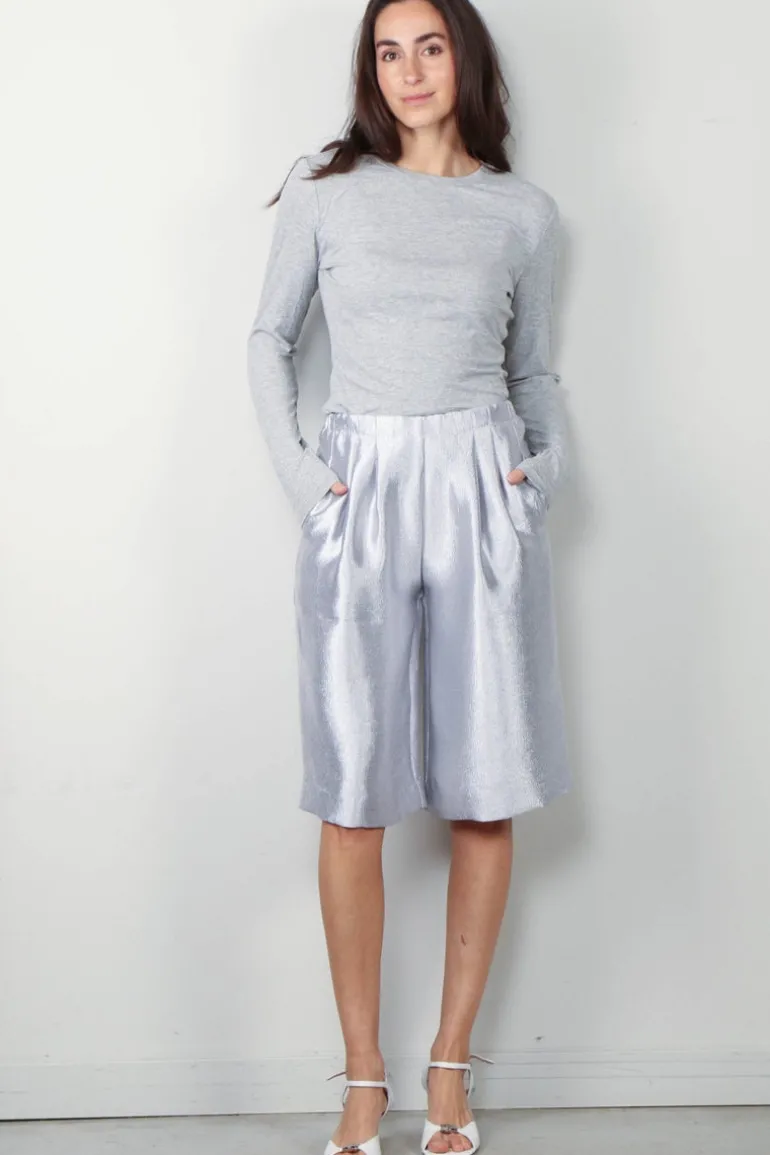 Maria McManus Short - Flap Pocket Basketball - Silver