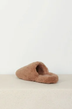 Max Mara Slippers - Teddyslipp - Camel