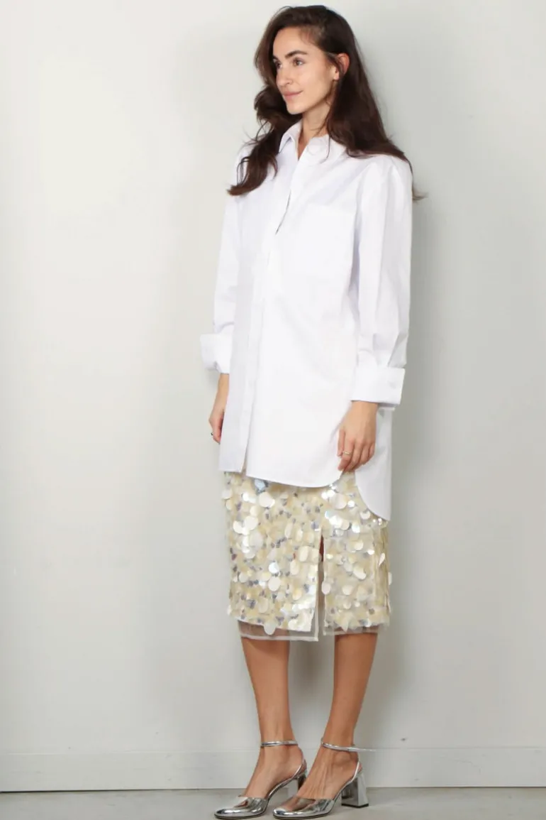 Max Mara Jurk - Folgore - Optical white