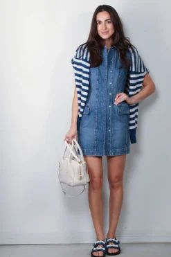 Max Mara Jurk - Carabo - Navy Vintage