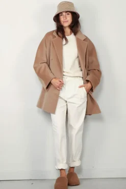 Max Mara jas - Rebus - camel