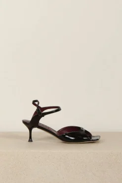 Morobé Sandalen - Grace logo 85 - Black vernis