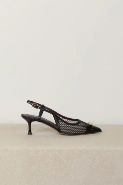 Morobé Sandalen - Delilah 02 - Black Mesh