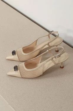 Morobé Sandalen - Delilah 01 - Nude Mesh