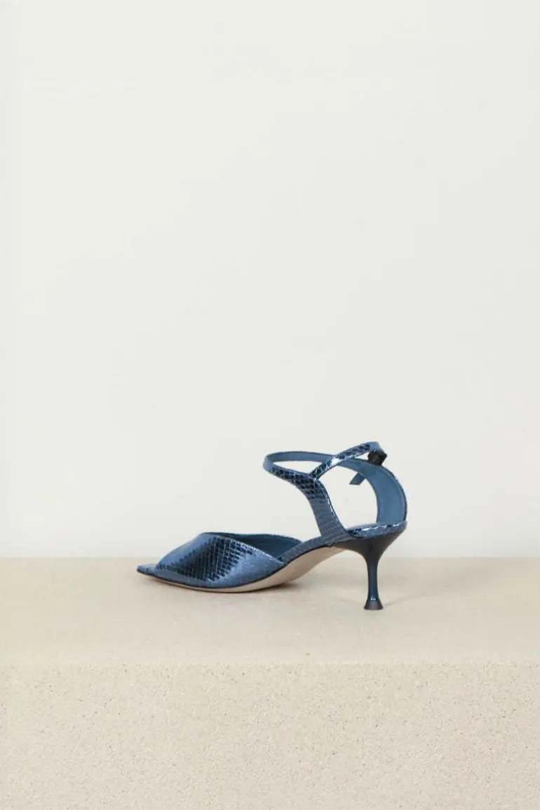 Morobé Sandalen - Grace 89 - Blue Jeans Python