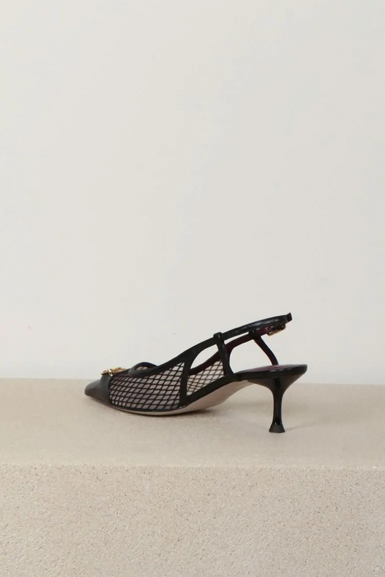 Morobé Sandalen - Delilah 02 - Black Mesh