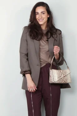 Nili Lotan Blazer - Diane - Taupe Grey