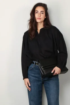 NILI LOTAN blouse - Neville - midnight