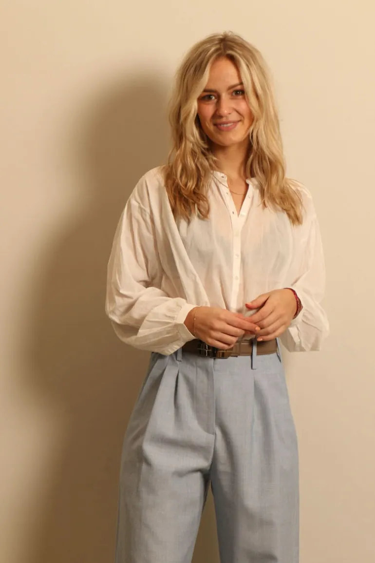 NILI LOTAN blouse - Neville - ivory