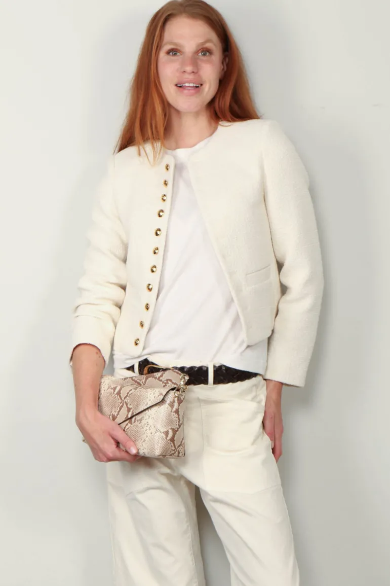 Nili Lotan Jacket - Patti - Short - Ivory